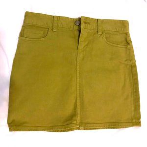 J.Crew Mustard Jean Skirt Size 27